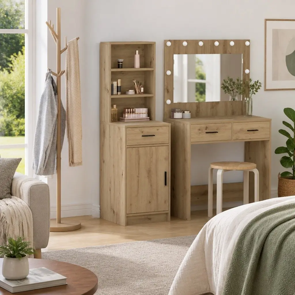 Highboard Storage Cabinet Brown Engineered Wood Dining Room Sideboard 41 x 40 x 135 cm