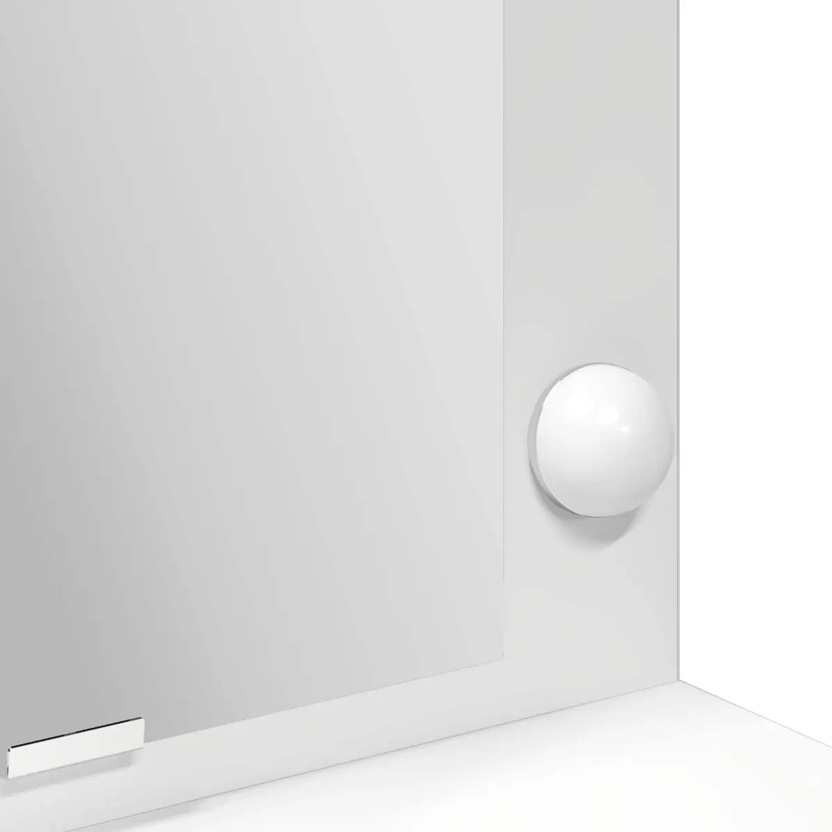 Dressing Table White Bedroom Vanity Integrated Mirror LED Lights Storage Shelves Modern