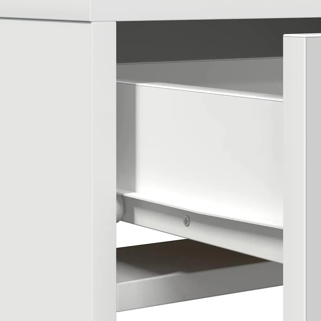 White Dressing Table Bedroom Vanity Mirror LED Lights USB Drawer Storage