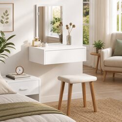 Practical and Stylish White Vanity Unit