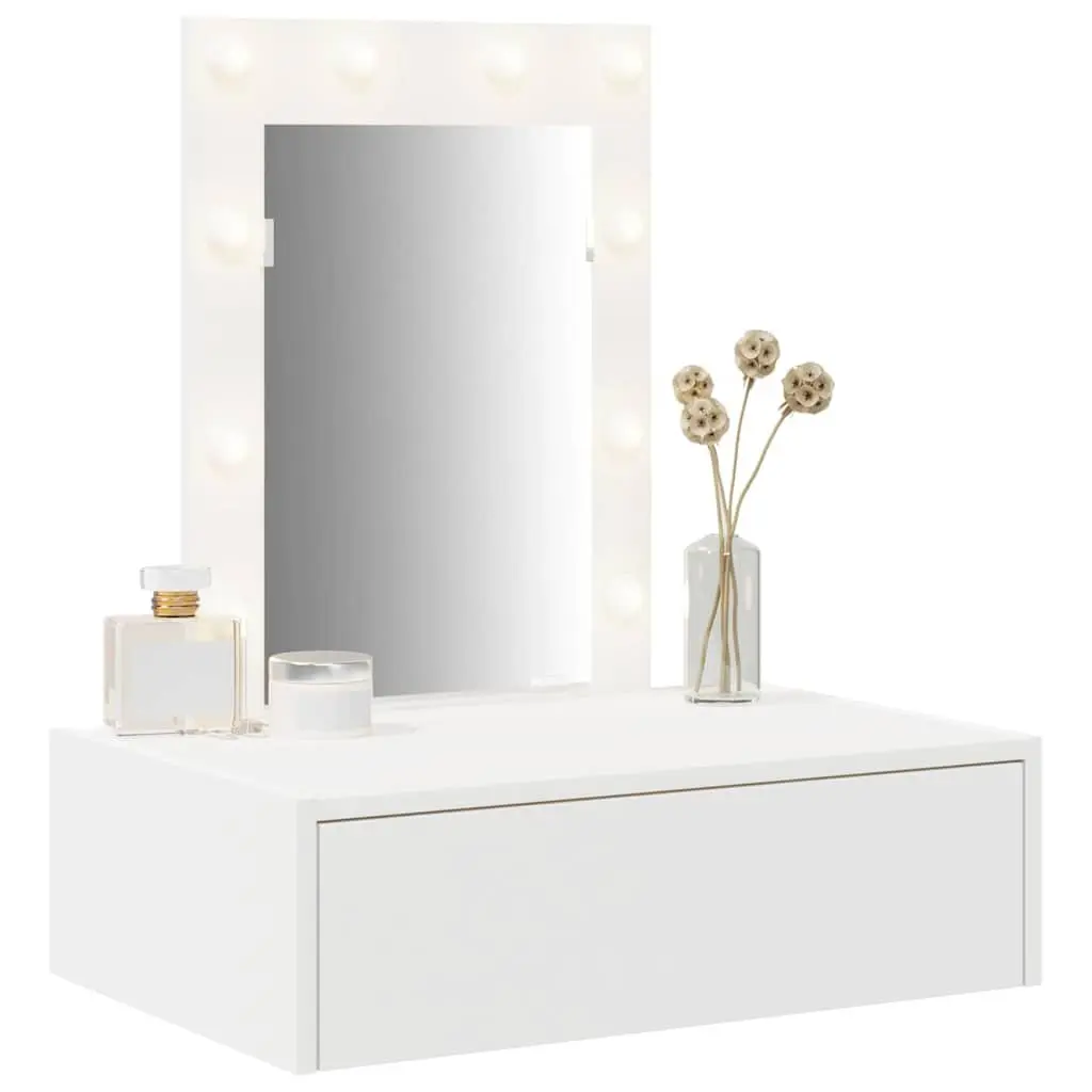 White Vanity Unit with Ample Storage