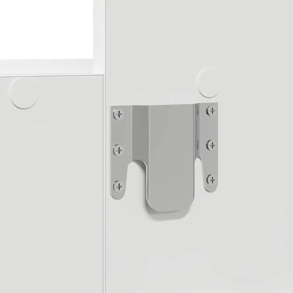 White Vanity Unit with Ample Storage