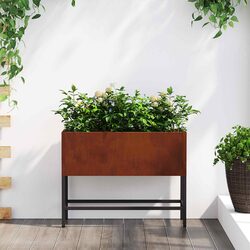 Practical Burnt Orange Garden Planter for Your Home