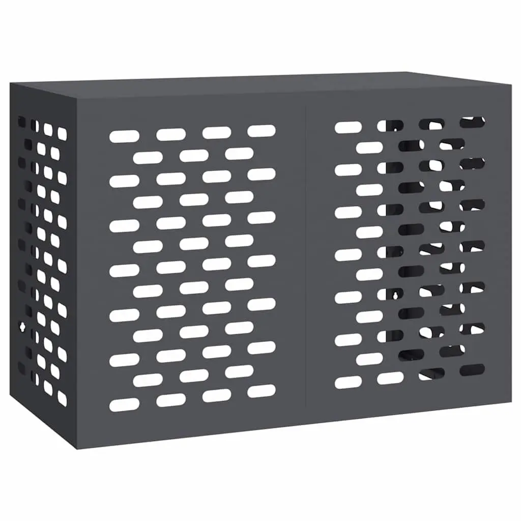Air Conditioner Cover Rectangular Outdoor Protection Anthracite 100x50x70cm
