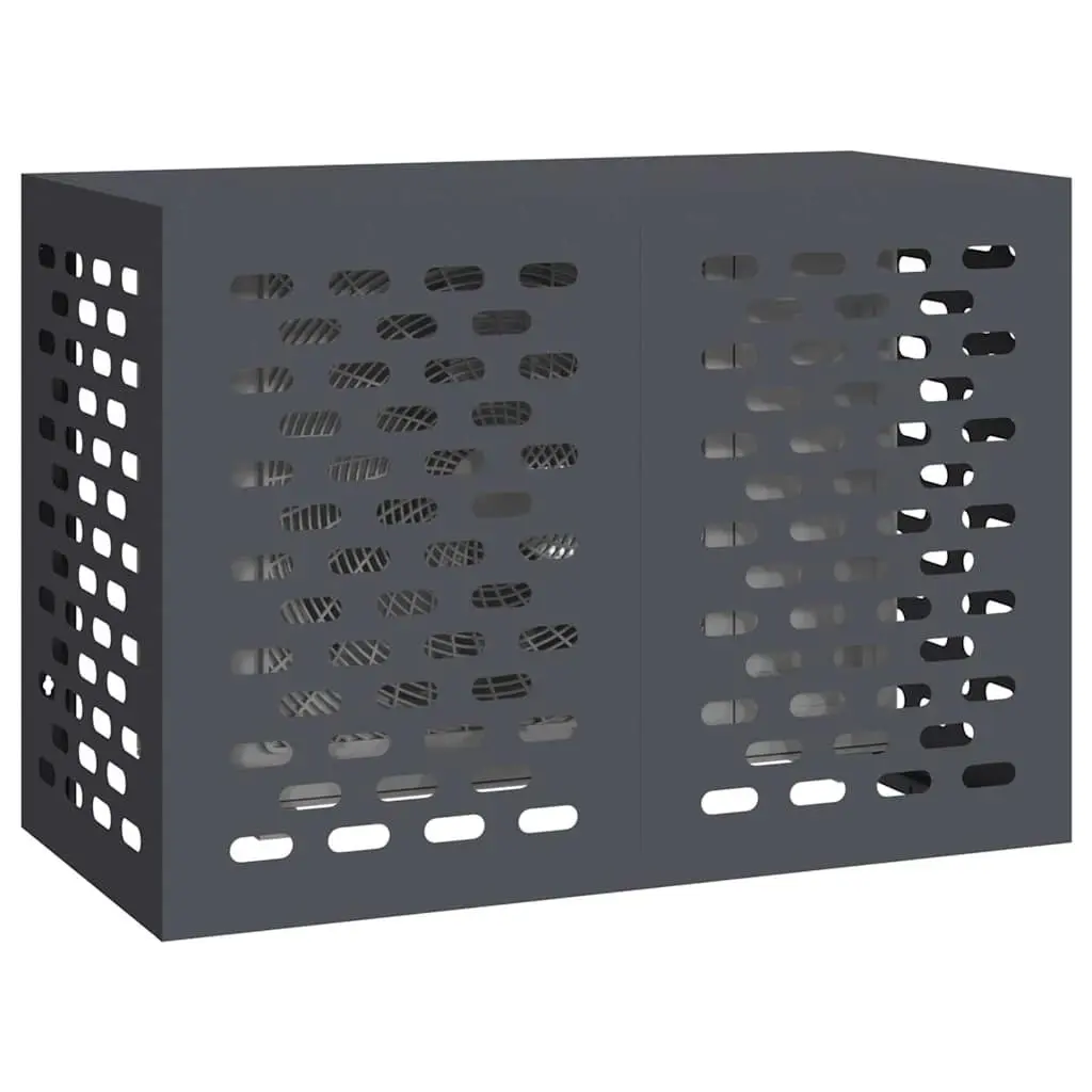 Air Conditioner Cover Rectangular Outdoor Protection Anthracite 100x50x70cm
