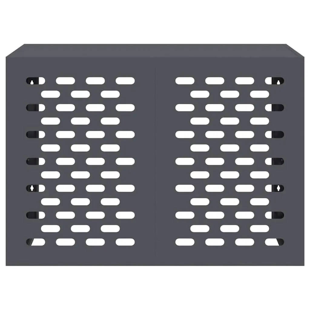 Air Conditioner Cover Rectangular Outdoor Protection Anthracite 100x50x70cm