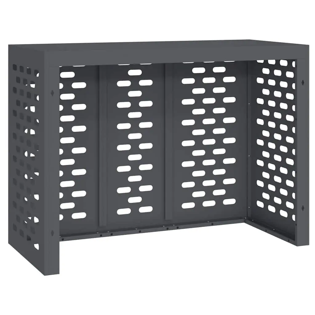 Air Conditioner Cover Rectangular Outdoor AC Unit Protection Anthracite Steel