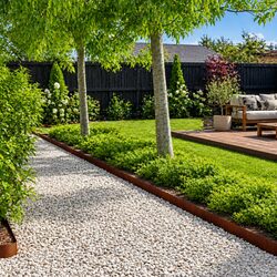 Dependable Lawn Edging 10 Pieces 100x20cm for Your Garden
