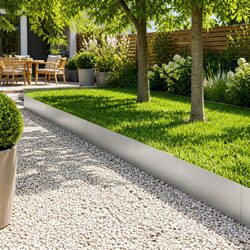 Value-Driven Lawn Edging Set - 20 pcs Steel 100cm