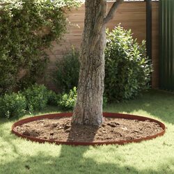 Quality Lawn Edging: 4 Pcs Weathering Steel for Your Garden