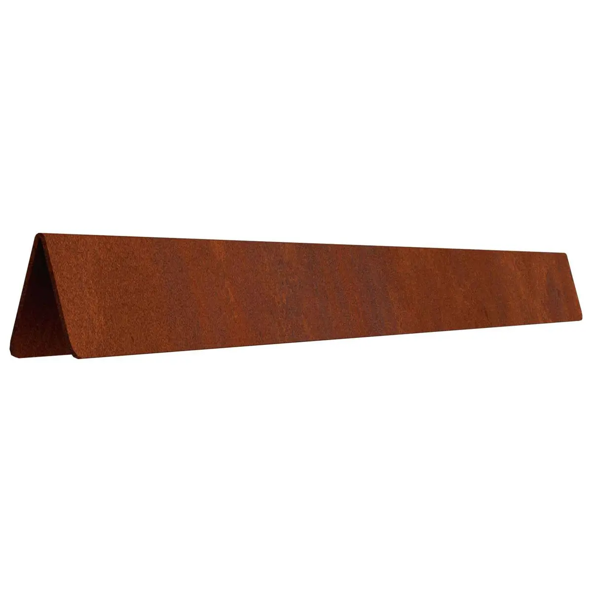 Garden Lawn Edging 450cm Outdoor Border Rusty Brown Weathering Steel