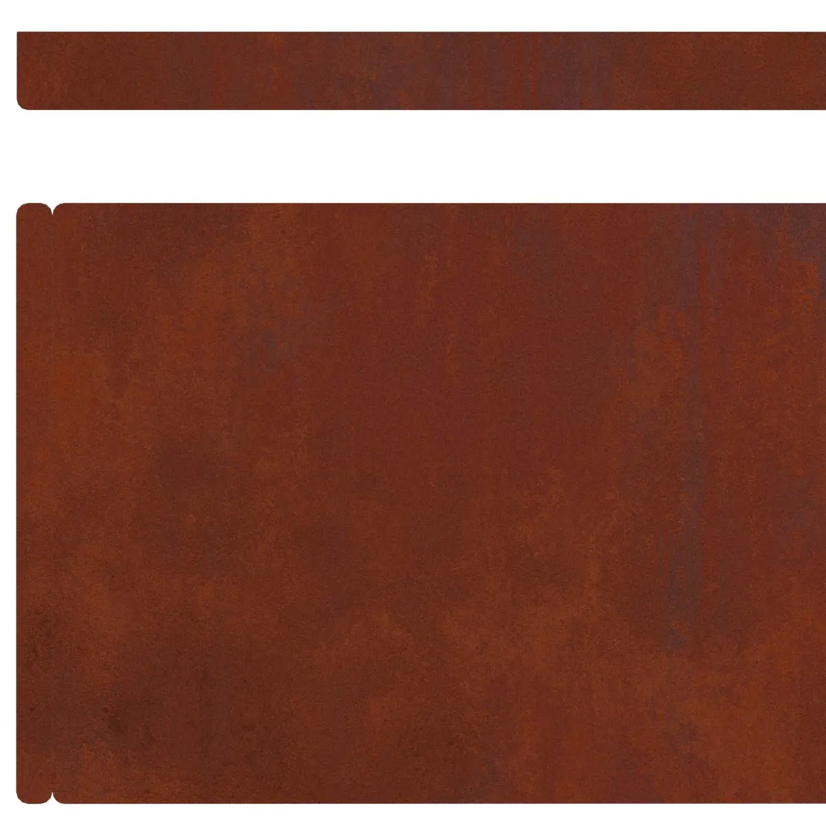 Garden Lawn Edging 450cm Outdoor Border Rusty Brown Weathering Steel