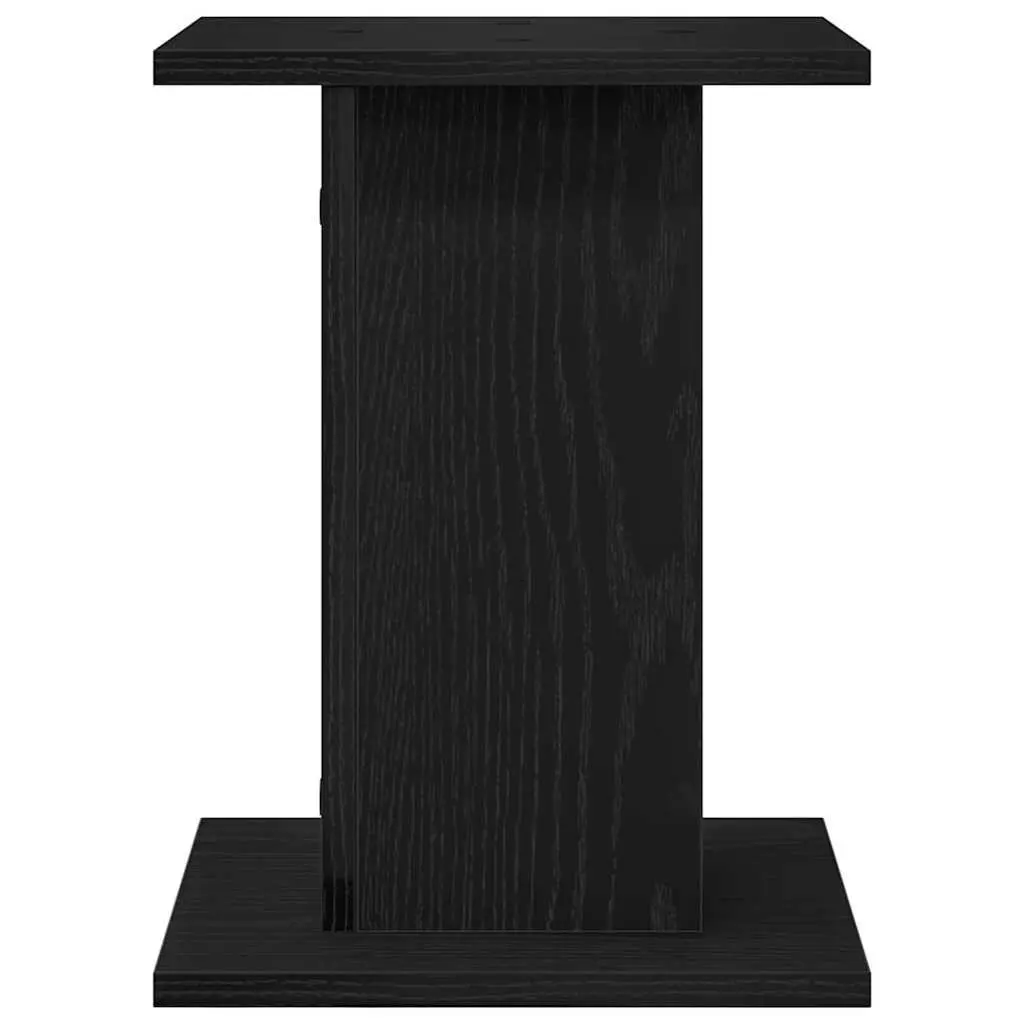 Speaker Stands Modern Audio Support 30 x 30 x 40 cm Black 2 Piece