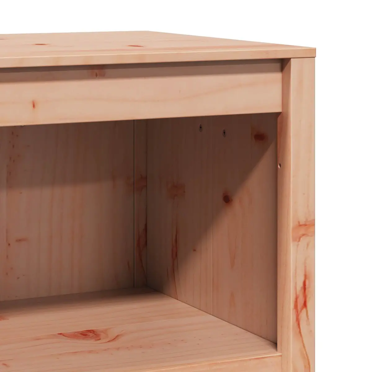 Kitchen Cabinet Storage Furniture Modern Brown Oak 106x55x92cm