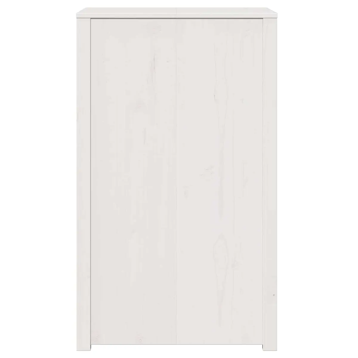 Kitchen Cabinet Storage 55x55x92cm Solid Pine Wood White Minimalist