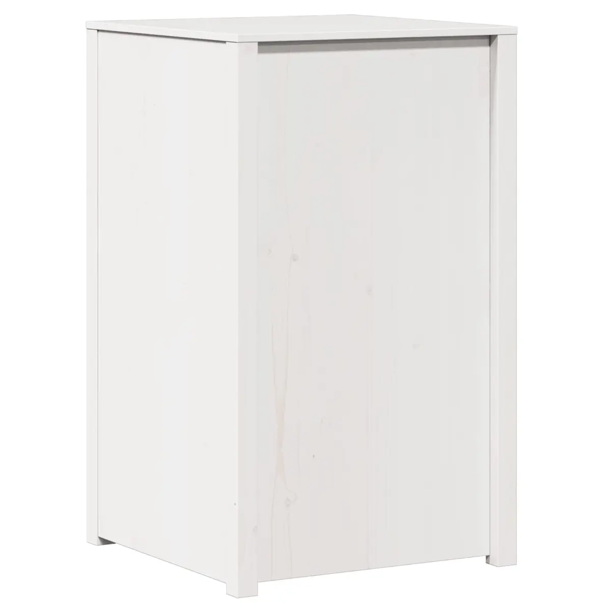 Kitchen Cabinet Storage 55x55x92cm Solid Pine Wood White Minimalist