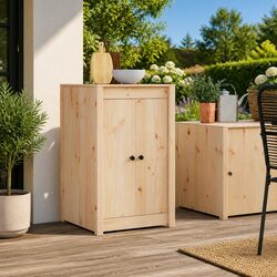 Warm Brown Oak Solid Pine Kitchen Cabinet Door for Practical Use