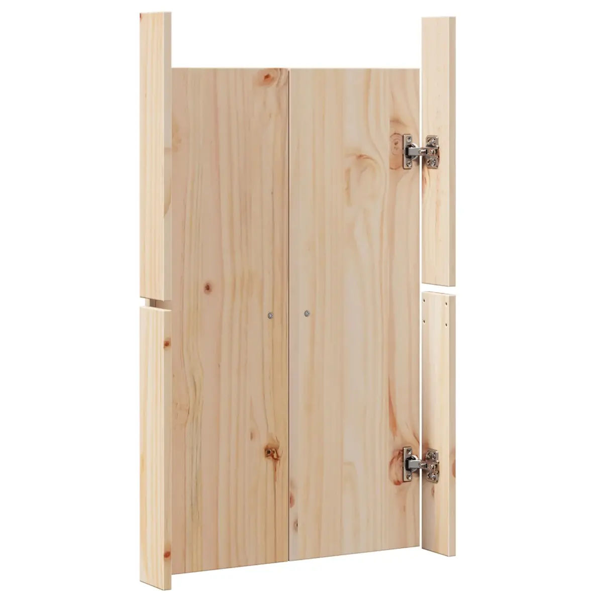 Kitchen Cabinet Door Brown Oak Solid Pine Wood 50 x 82 cm Modern Design Storage