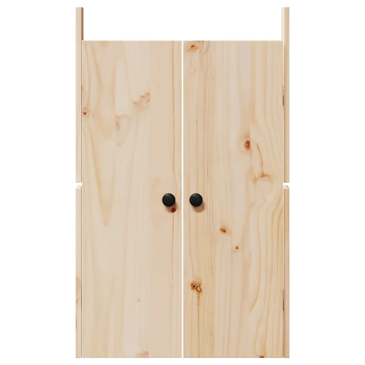 Kitchen Cabinet Door Modern Solid Pine Cream 50 x 9 x 82 cm Contemporary Indoor