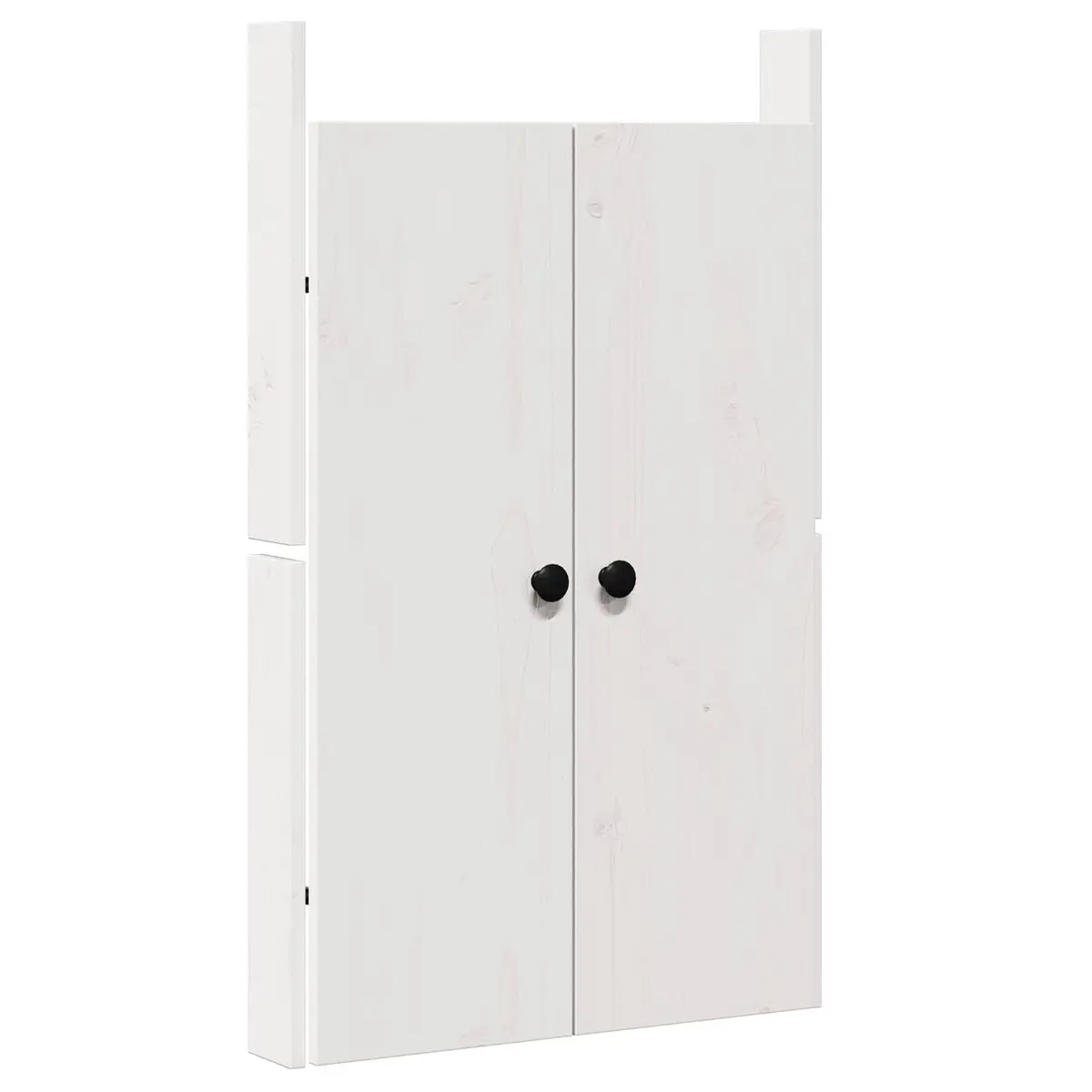 Kitchen Cabinet Door White Solid Pine Modern Design 50 x 82 cm Indoor Storage