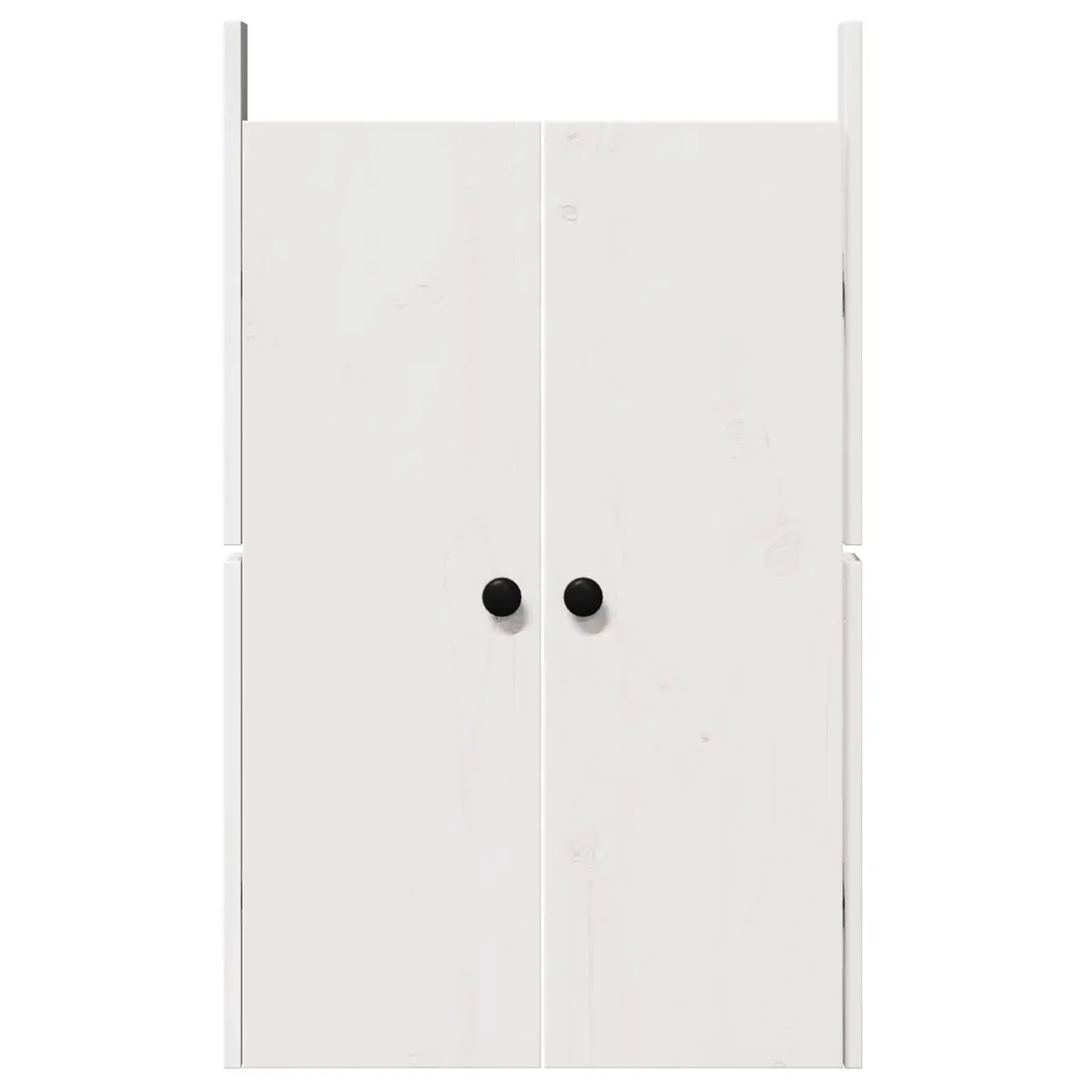 Kitchen Cabinet Door White Solid Pine Modern Design 50 x 82 cm Indoor Storage