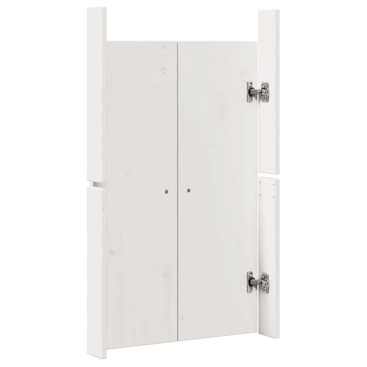 Kitchen Cabinet Door White Solid Pine Wood Modern Design 50 x 82 cm Flat Surface
