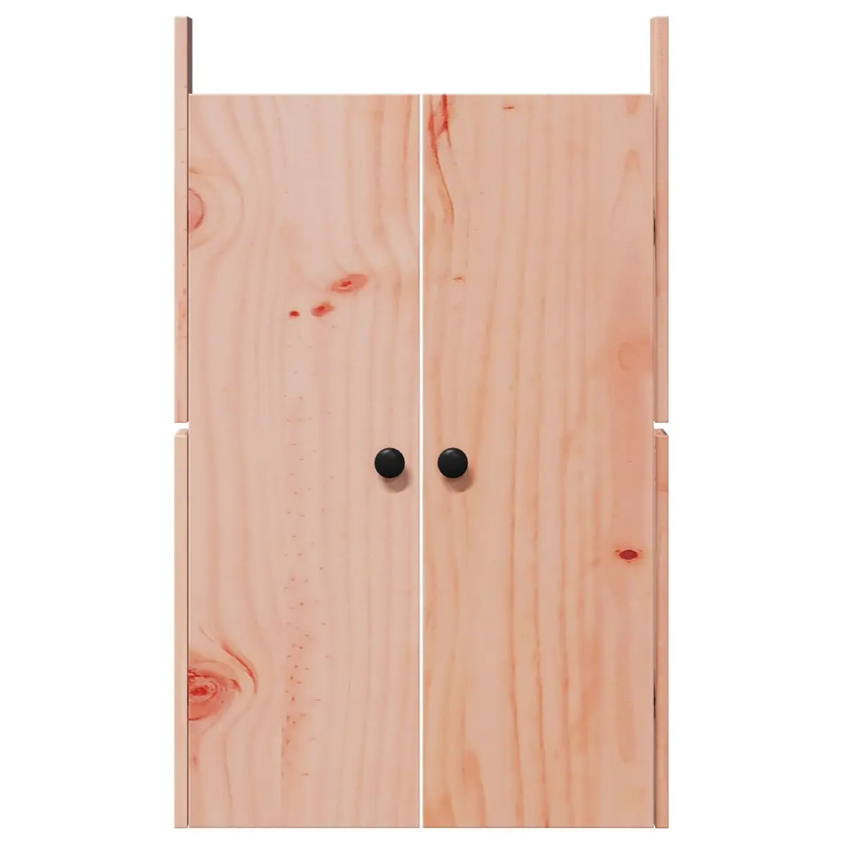 Kitchen Cabinet Door Brown Solid Wood Modern Design Rectangular Indoor Storage