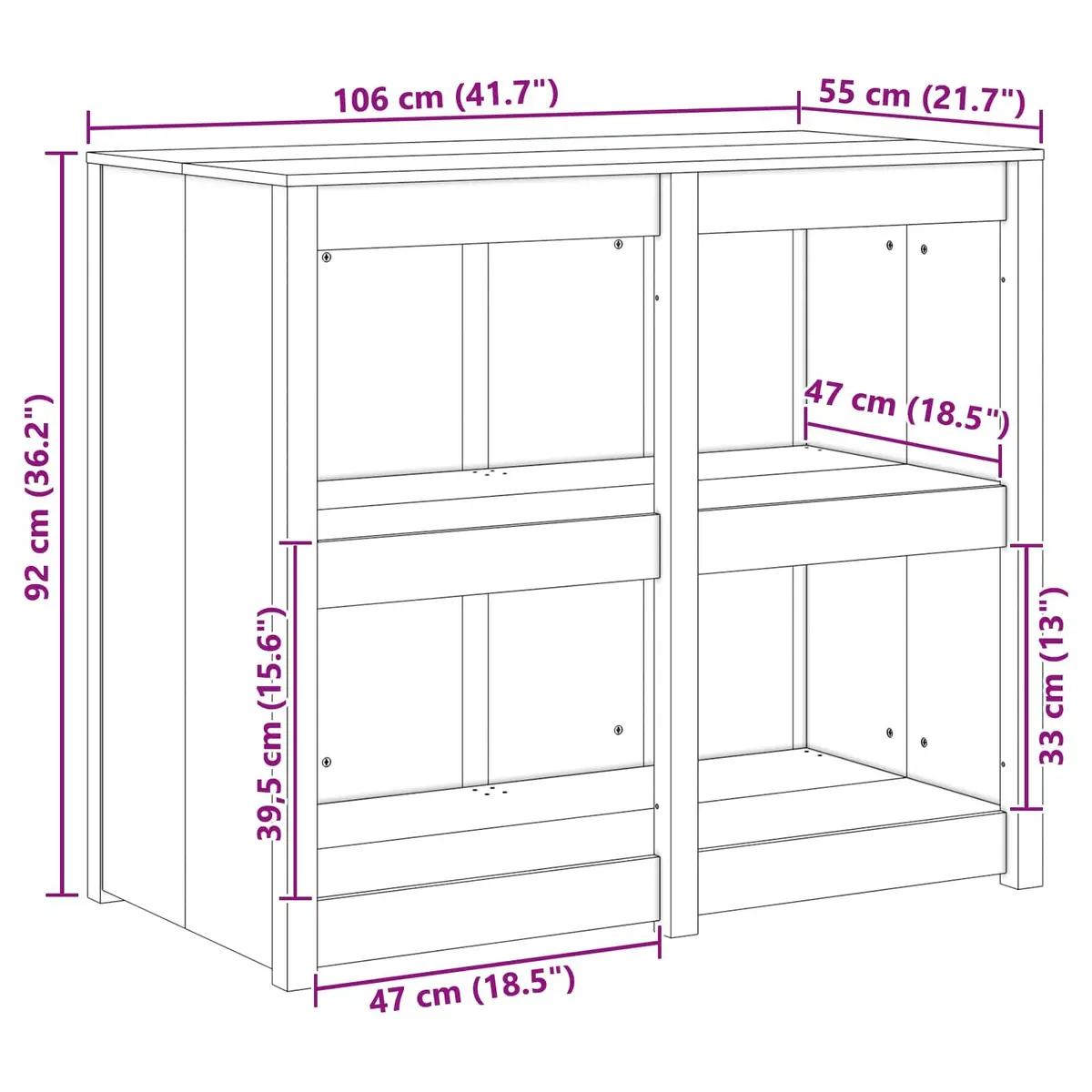 Kitchen Cabinet with Durable Construction