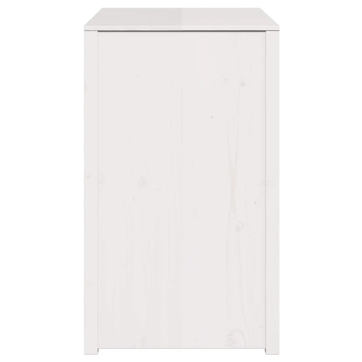 Kitchen Cabinet with Shelf Warm White Modern Storage Unit 106 x 55 x 92 cm
