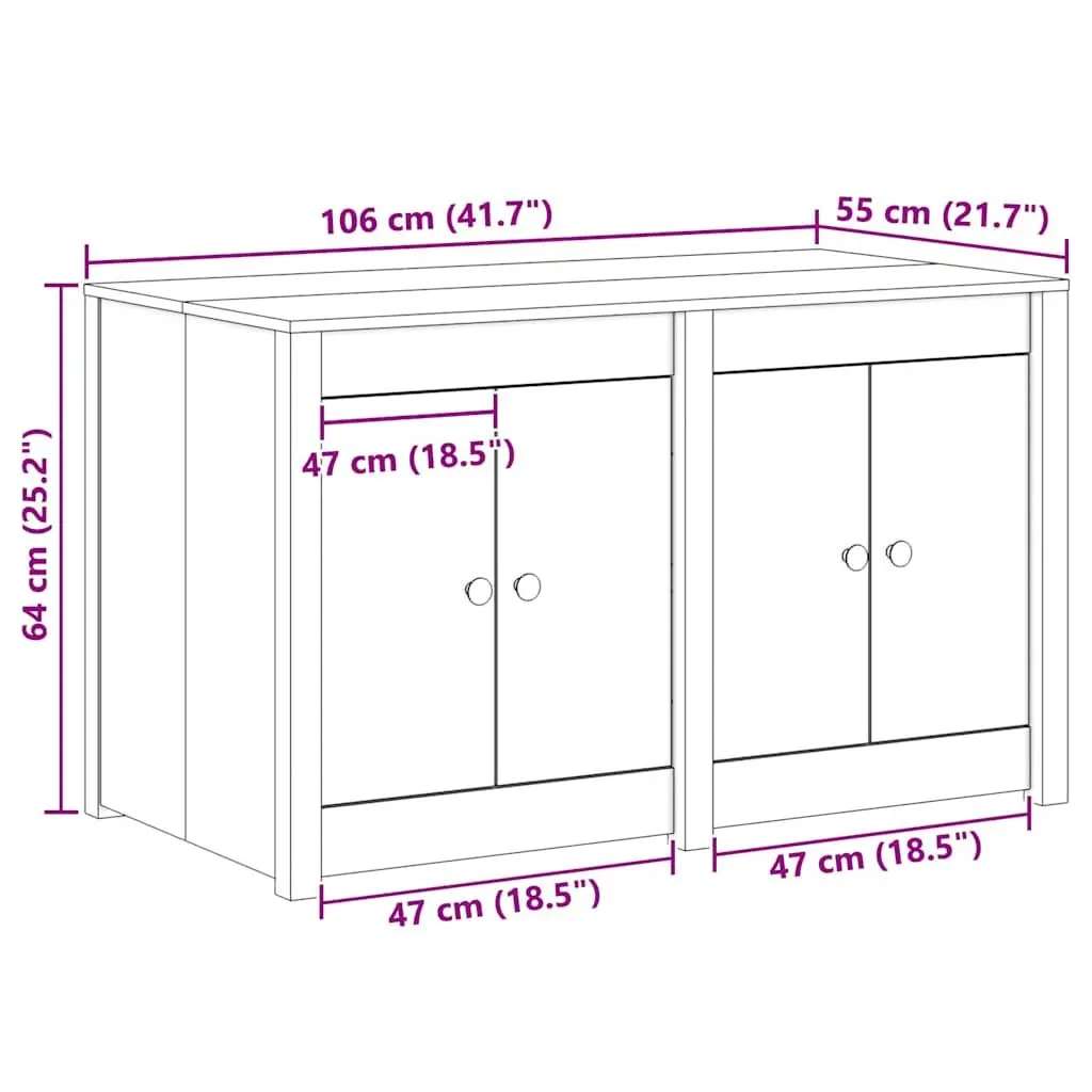 Kitchen Cabinet with Shelf Brown Oak Storage Unit Modern Home Furniture