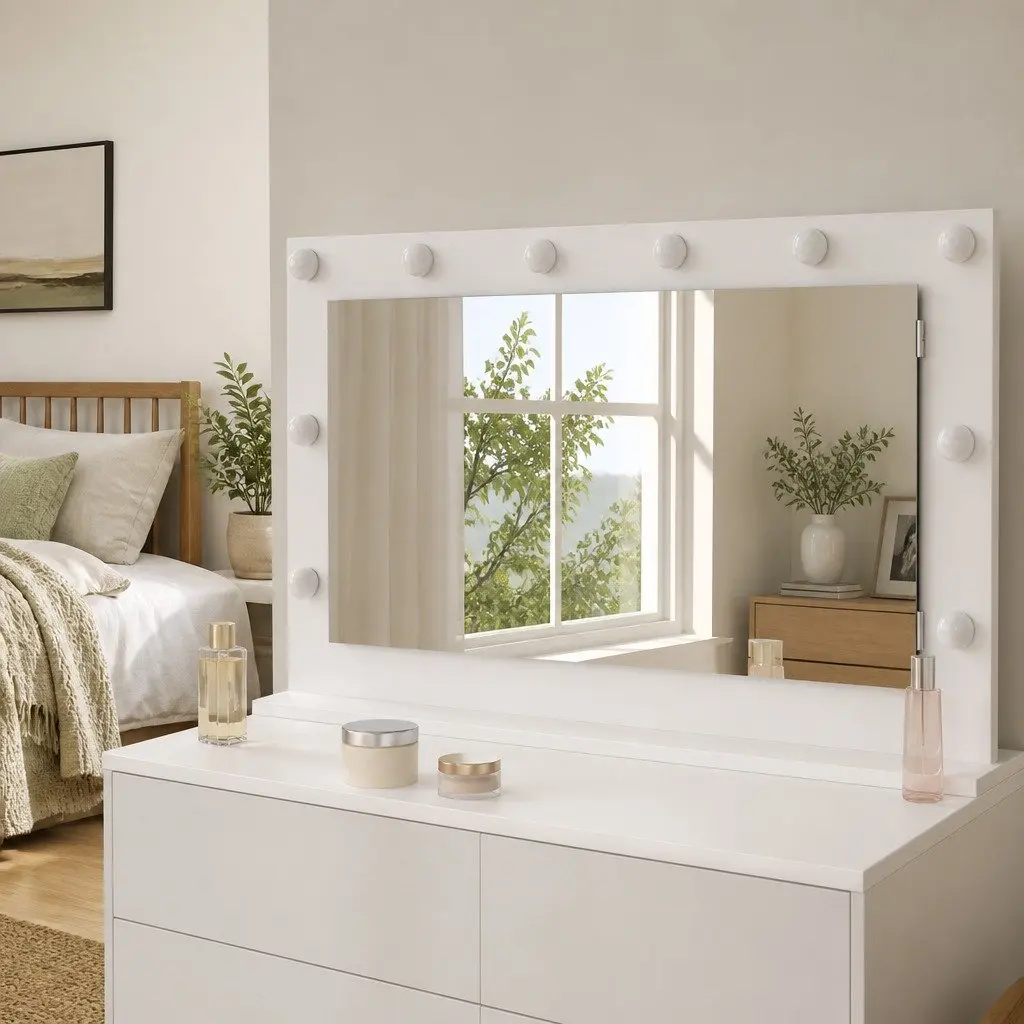 LED Vanity Mirror with Integrated Lighting