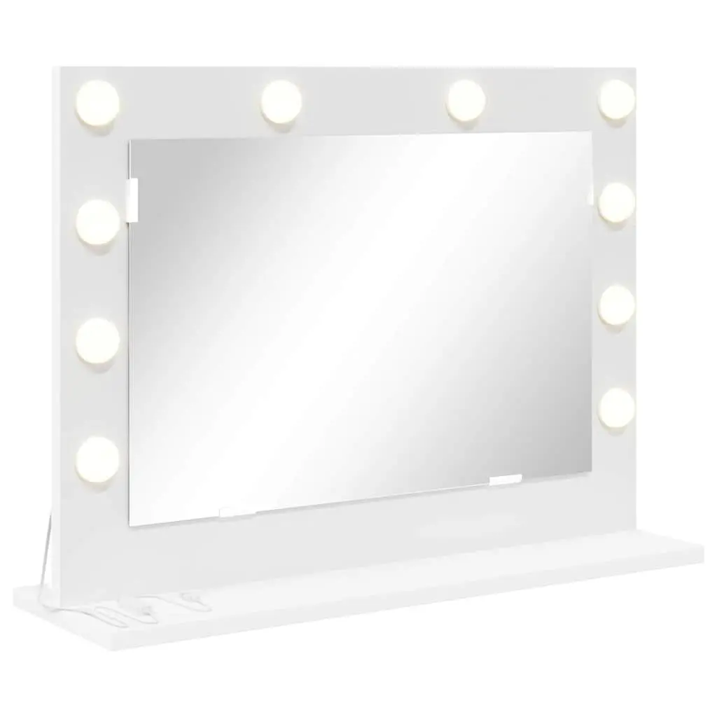 LED Vanity Mirror Bedroom Dressing Table 60x45x18cm White