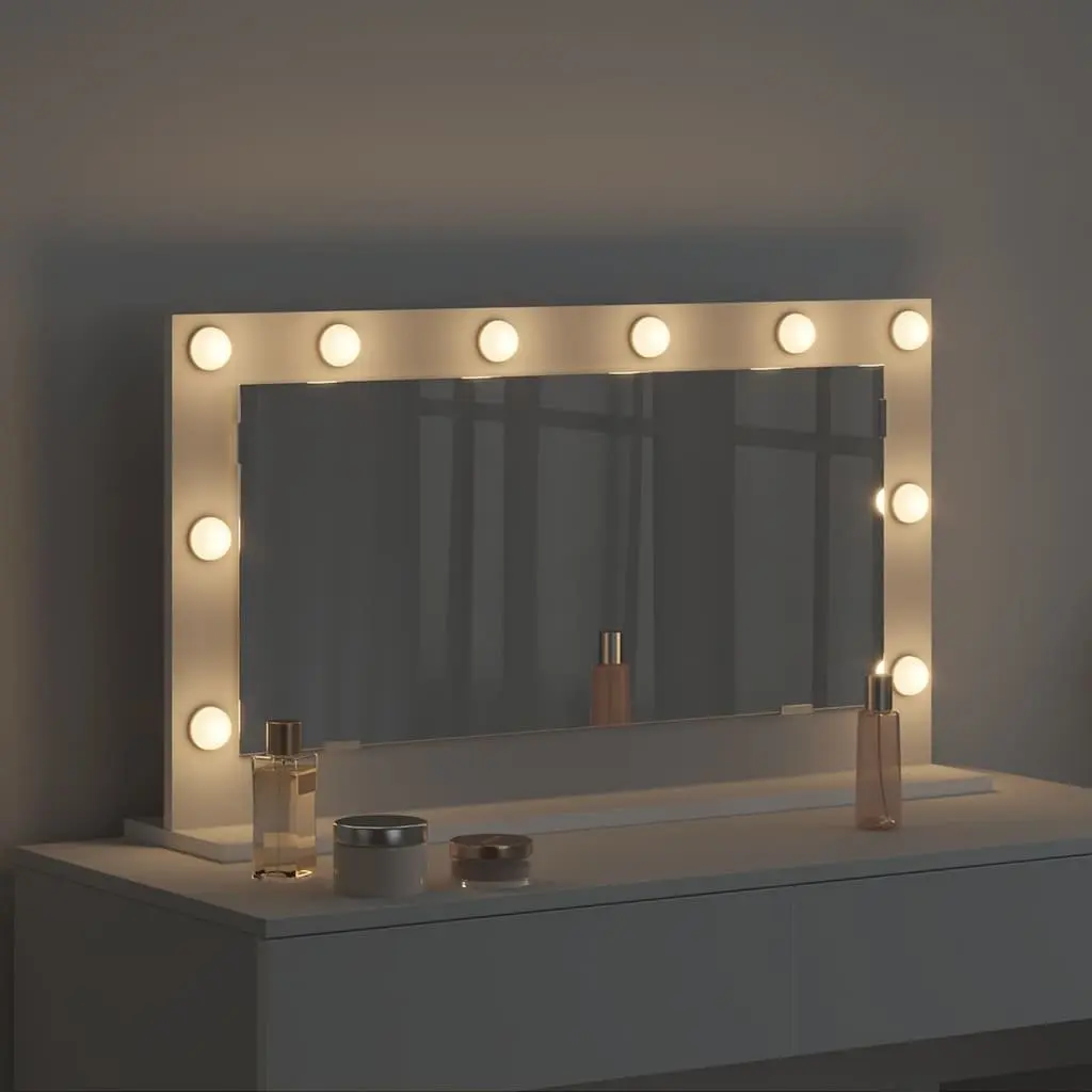 LED Vanity Mirror White 80x45x18cm Bathroom Bedroom Dressing Table