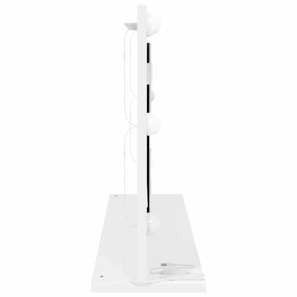 LED Vanity Mirror White 80x45x18cm Bathroom Bedroom Dressing Table