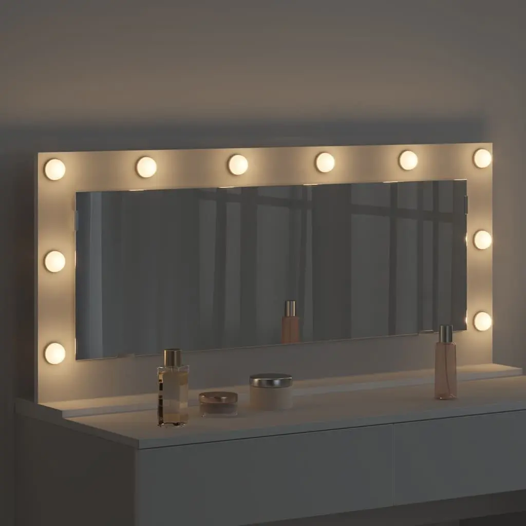 LED Vanity Mirror Makeup Mirror 100x45cm White