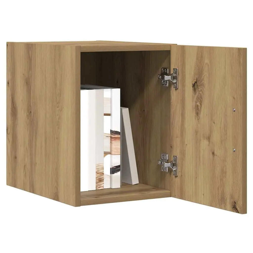 Wall-Mounted Cabinet Storage Furniture Living Room Dining Brown 30 x 42.5 x 39.5 cm