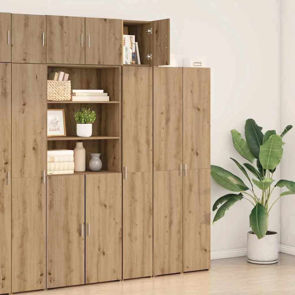 Wall-Mounted Cabinet Storage Furniture Living Room Dining Brown 30 x 42.5 x 39.5 cm