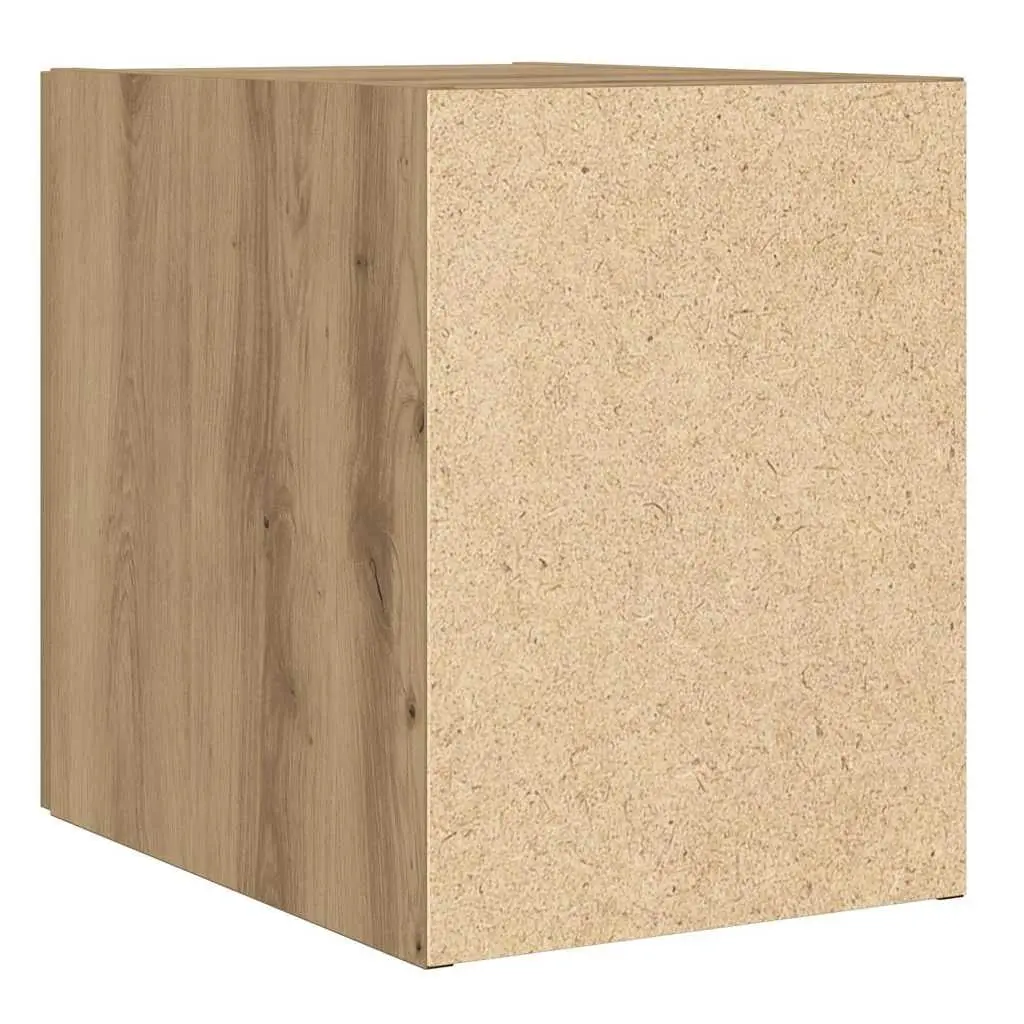 Wall-Mounted Cabinet Storage Furniture Living Room Dining Brown 30 x 42.5 x 39.5 cm