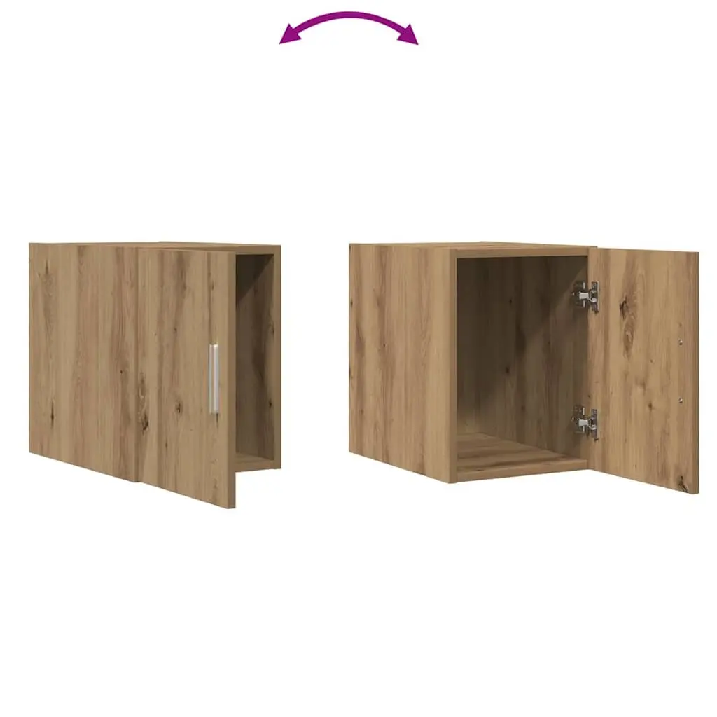 Wall-Mounted Cabinet Storage Furniture Living Room Dining Brown 30 x 42.5 x 39.5 cm