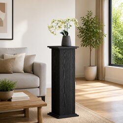 Warm and Practical Black Oak Display Stand