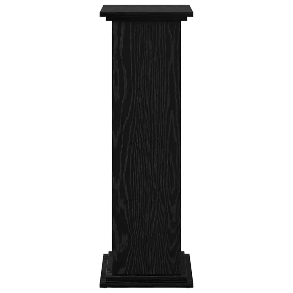 Display Stand Plant Organiser 31 x 30 x 90 cm Black Oak Indoor Outdoor