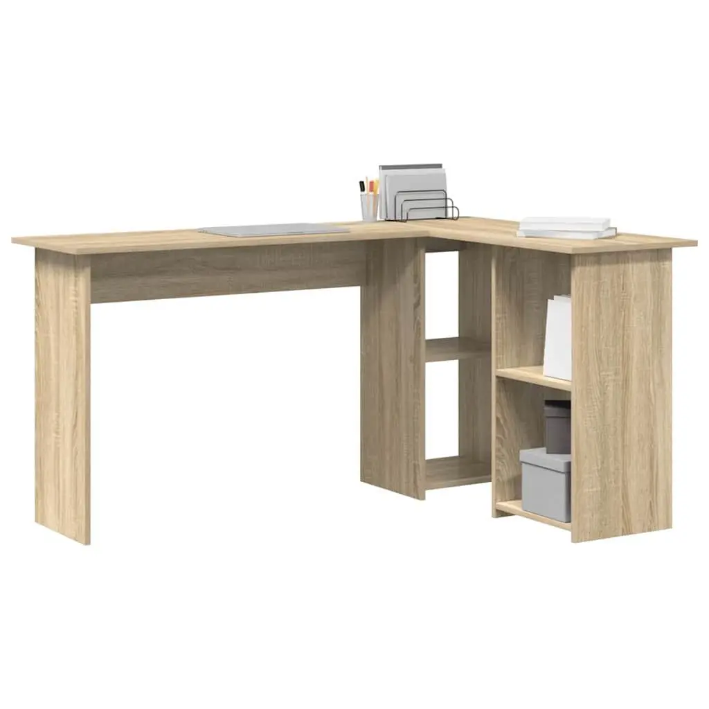 Corner Desk Home Office Study 142 x 102 x 73 cm Sonoma Oak