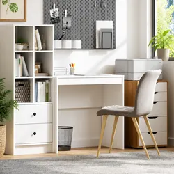Reliable White Writing Desk for Your Workspace