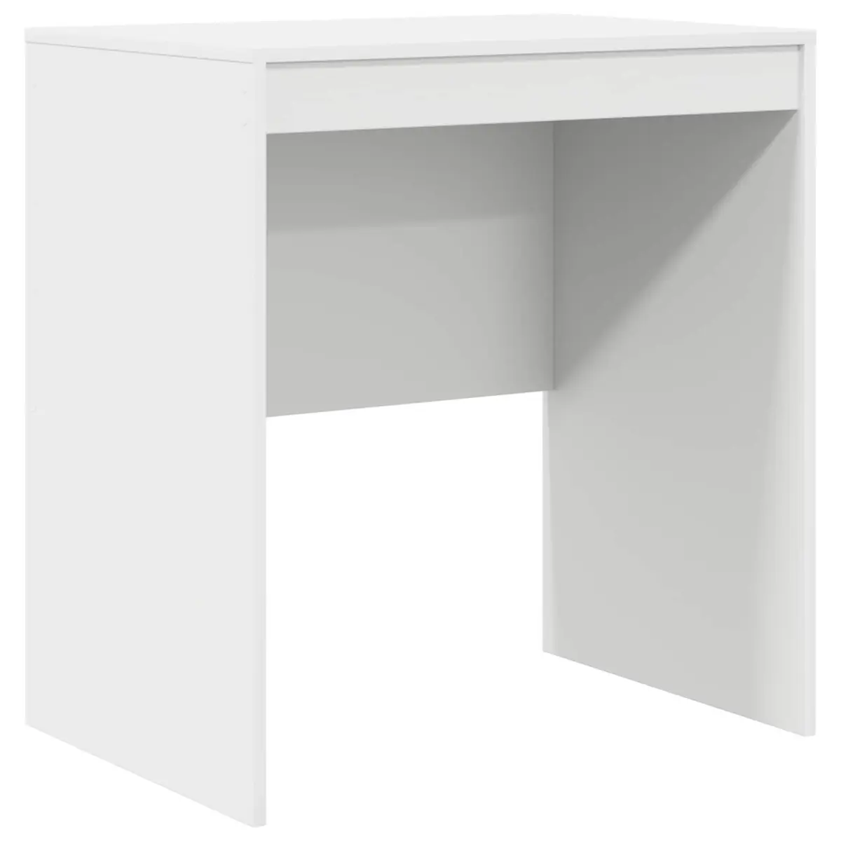 Writing Desk Compact Home Office Study 70 x 50 x 76 cm White