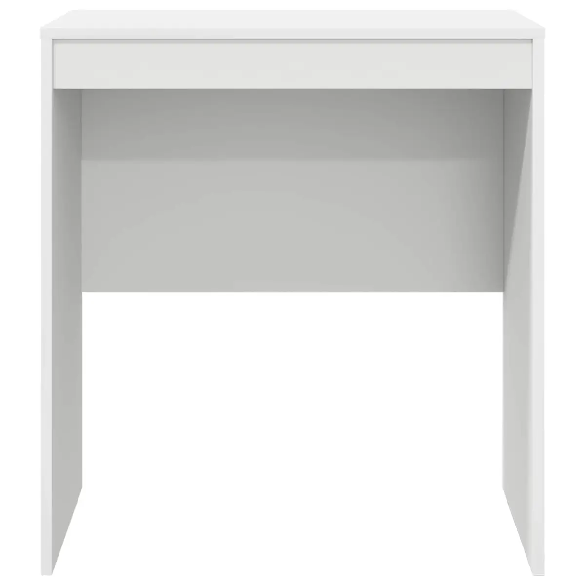Writing Desk Compact Home Office Study 70 x 50 x 76 cm White