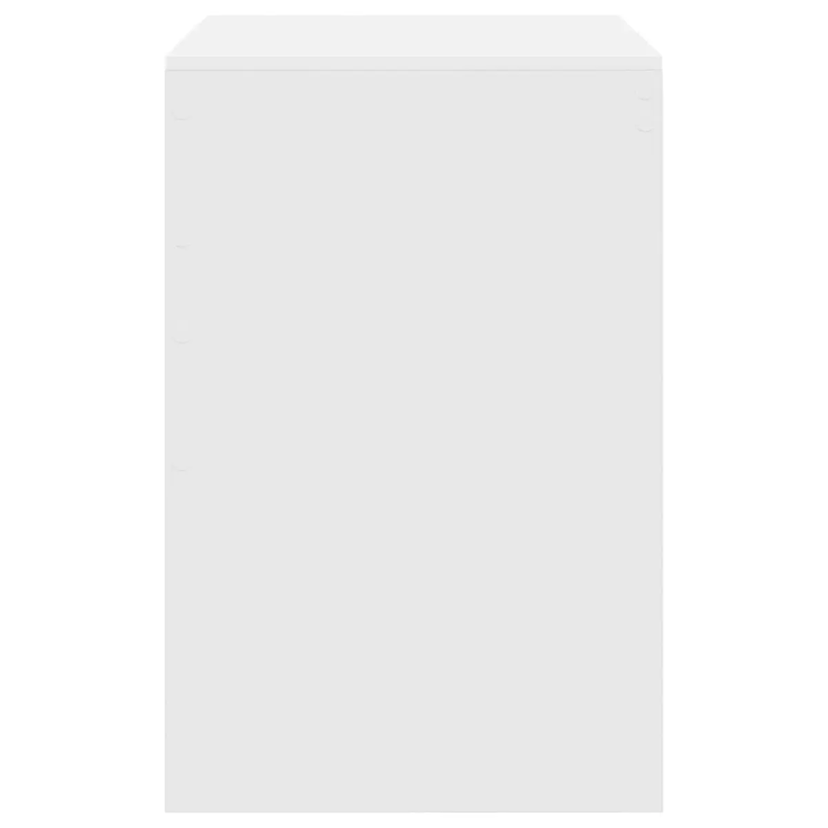 White Writing Desk Compact Office Home Study 100 x 50 x 76 cm Engineered Wood Modern Minimalist