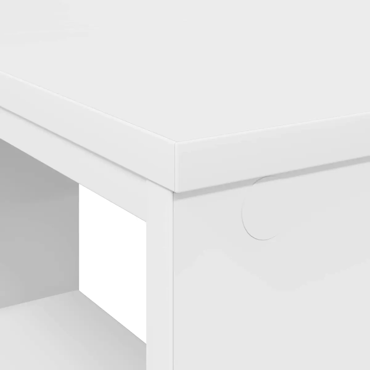Writing Desk with Shelves White 90 x 50 x 75 cm Home Office Workspace Storage