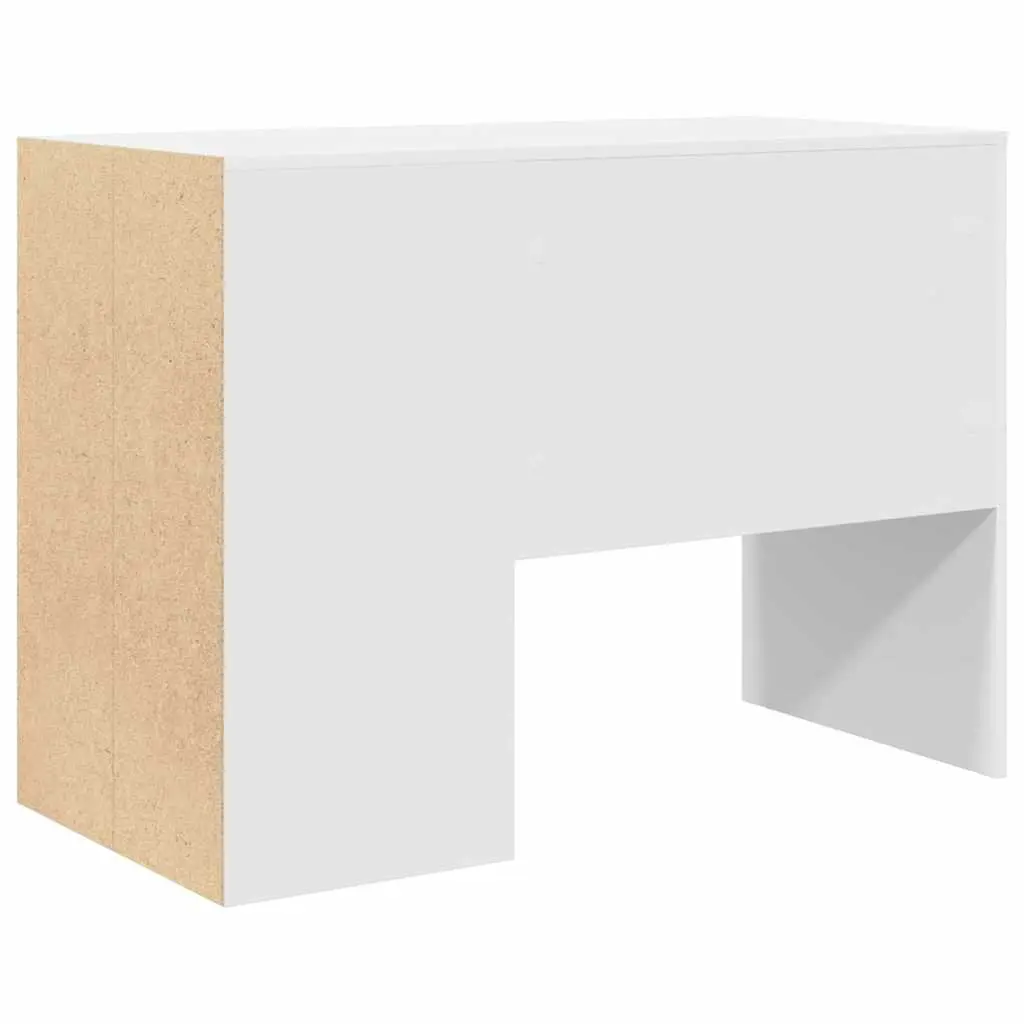 Office Desk Storage 102x50x75cm White Home Study Workstation