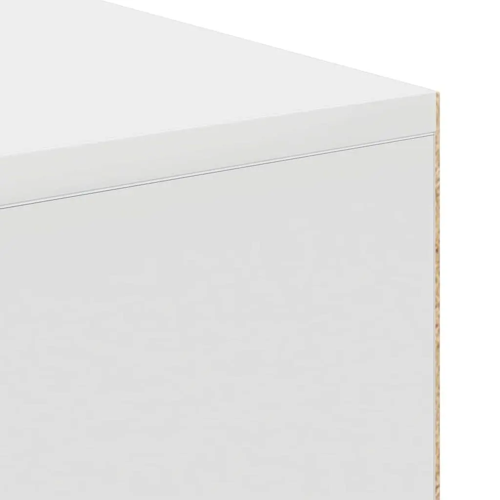 Office Desk Storage 102x50x75cm White Home Study Workstation