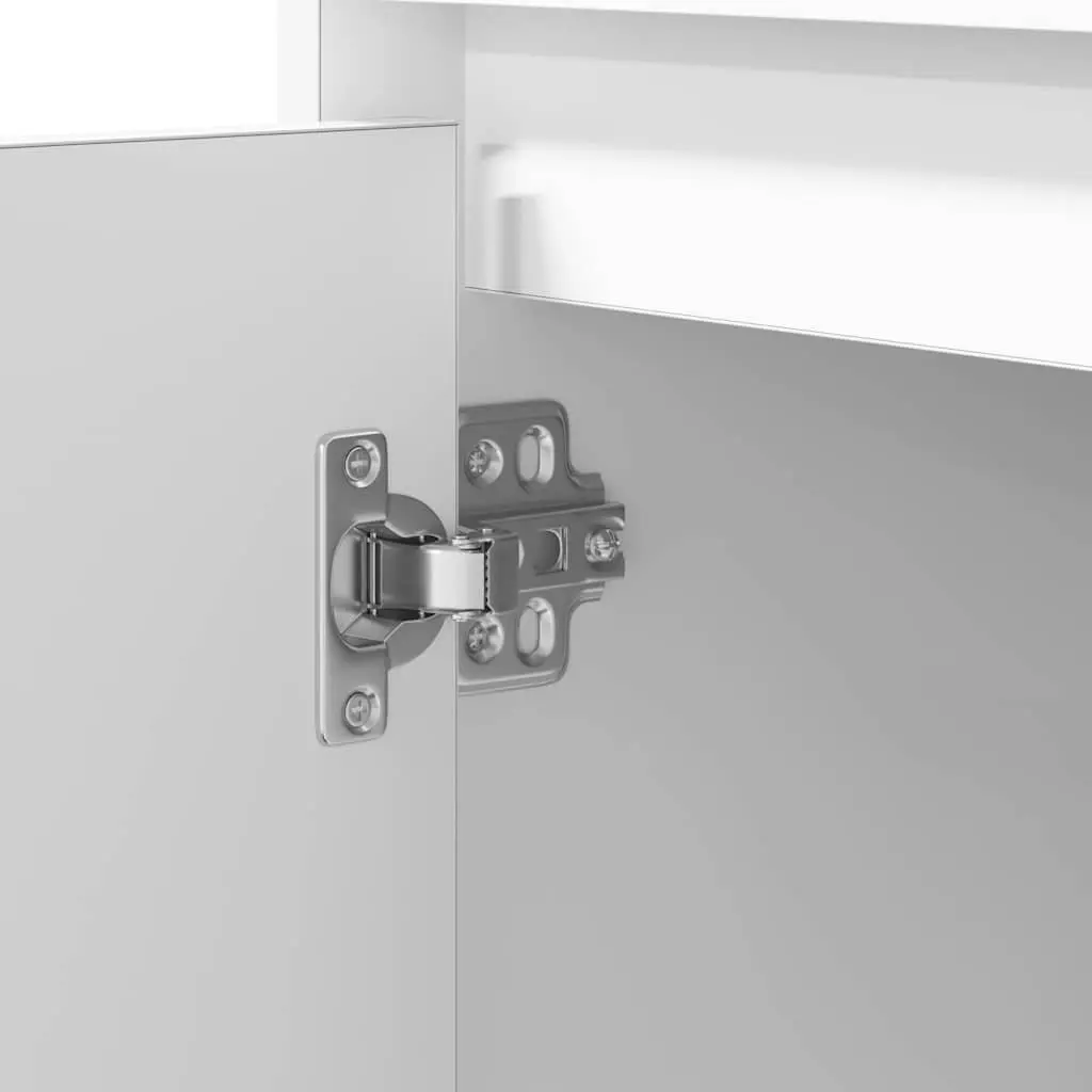Bedside Cabinet Set in White